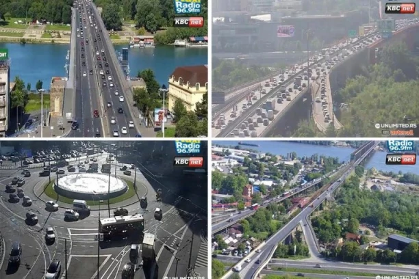 BRANKOV MOST PROHODAN, NA GAZELI GUŽVA: Saobraćaj na beogradskim ulicama odvija se bez zadržavanja (FOTO)