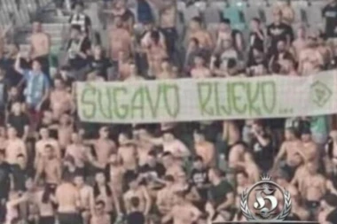 ŠUGAVA RIJEKO, PUNA SI SRBA, NE BRINI RIJEKO, IMA JOŠ VRBA! SKANDALOZNO! Mučka provokacija Slovenaca!