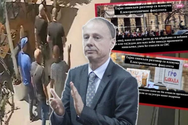 PROGRAM STUDENATA JE TERORISANJE GRAĐANA! Jel realno da jedan REKTOR daje podršku NASILNICIMA?