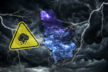 VREME JE OPASNO! RHMZ UKLJUČIO DRUGI STEPEN UPOZORENJA! Nevreme već razara Srbiju, jeziva pojava preti da pogodi celu zemlju! (MAPE)