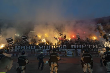 "Grobari" ponovo ljuti na Vojvodinu: Simpatizeri crno-belih samo na skraćenom jugu