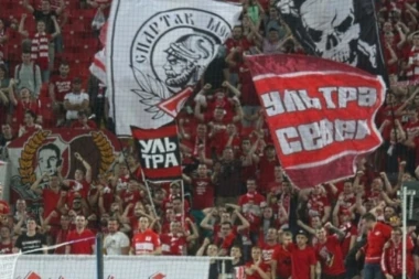 RUSKA BRAĆA: Navijači Spartaka bodre Zvezdu u Krasnodaru!
