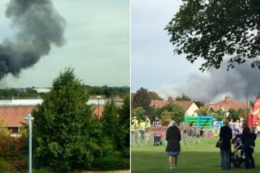 LONDON: Avioni lete dok požar bukti!