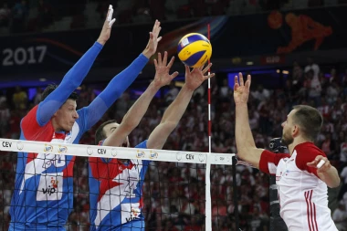 (VIDEO) Za TV špice: SPEKTAKULARAN POEN NAŠIH ODBOJKAŠA!