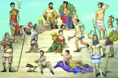 Duh antičkog Olimpa na Cvetnom trgu