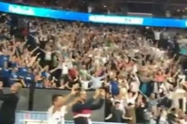 (VIDEO) ISLANDSKI HUK ZALUDEO I FINCE: Navijači napravili atmosferu za pamćenje!