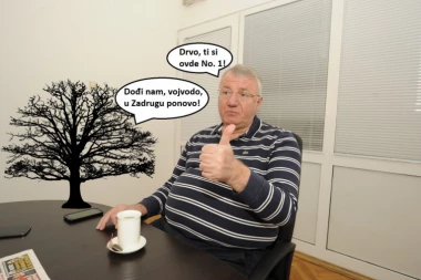 ŠEŠELJ NAŠAO SEBI RAVNOG U ZADRUZI: Vojvoda će da priča s drvetom!?