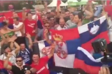 (VIDEO) Srbi i Slovenci napravili feštu!