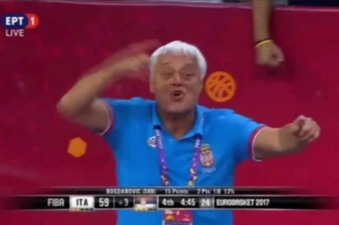 (FOTO) MUTA ČAMIO ČEKAJUĆI: Bus sa košarkašima otišao bez našeg trenera posle dočeka