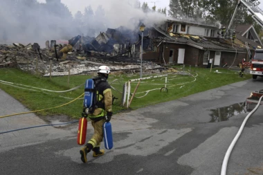 (FOTO) Gori džamija u Švedskoj, požar podmetnut?