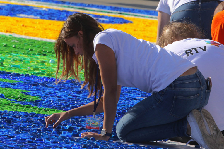 Mozaik za Ginisa je postavljen na novosadskom Trgu slobode, a ministar Ðorđević je zavalio predsednici tog udruženja Vanji Petković i svima koji podržavaju tu akciju, što učestvuje u izgradnji bolje i humanije Srbije.