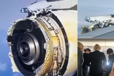 Drama iznad okeana: Raspao se motor aviona na 11.000m visine
