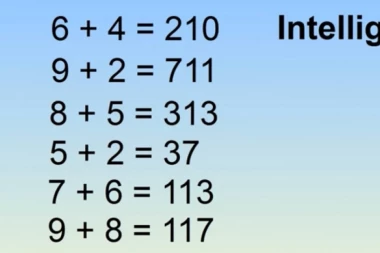 Ako rešite ovaj test, VI STE GENIJE!