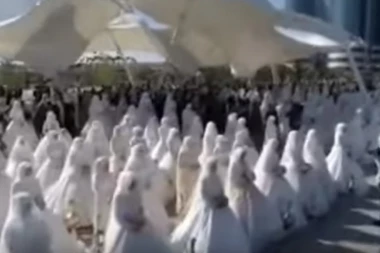 Pogledajte kako ČEČENI PRAVE GRUPNO VENČANJE!