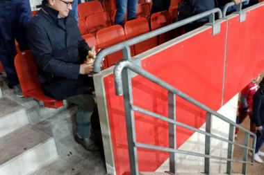 (FOTO) NOVAKOV OTAC BODRI "ORLOVE" U BEČU: Srđan uživa na tribinama uz nemačke kobaje!