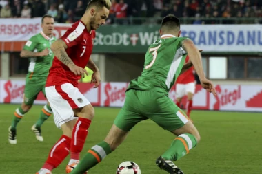 (FOTO) Arnautović poslao poruku podrške pred meč protiv Gruzije