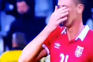 (VIDEO) NIJE MOGAO DA SUZDRŽI SUZE: Matić zaplakao posle pobede Srbije