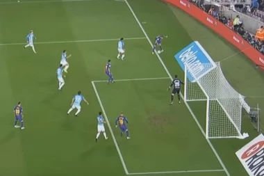 (VIDEO) BARSA KAO ZVEZDA: Katalonci poveli protiv Malage posle gol-auta!