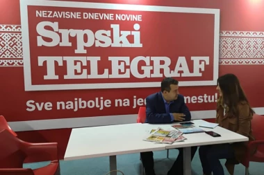 (FOTO) I DAČIĆ POSETIO ŠTAND SRPSKOG TELEGRAFA