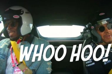 (VIDEO) Hamilton provozao Bolta u "mercedesu"