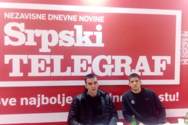 (FOTO) Štand "Srpskog telegrafa" posetili i košarkaši Partizana!