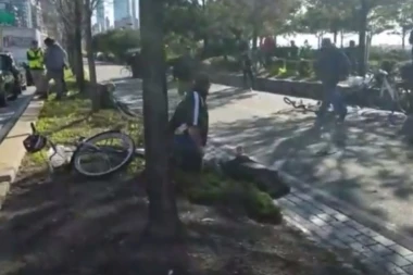 Na Novom Beogradu OBOREN BICIKLISTA!