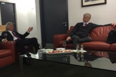 Uživali uz vino: Venger ugostio Duleta Savića