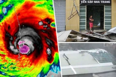 (VIDEO) SMRT HARA AZIJOM: Strašna oluja u Vijetnamu!