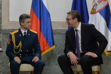 Vučić primio "Aleksandrov" u Beogradu