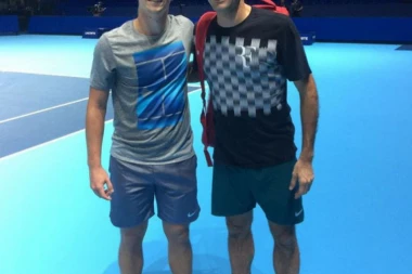 Kecmanović trenirao sa Federerom