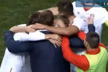 (VIDEO) Sjajna kontra iz koje je Srbija povela: Svi u zagrljaju sa Krstajićem