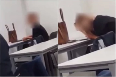 (VIDEO) STUDENTKINJA SE DROGIRA NA PREDAVANJU?! Skandalozan snimak trese Hrvatsku