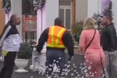 (VIDEO) HAOS U ZADRUZI: Miki davio Miljana, REAGOVALO OBEZBEĐENJE