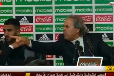 (VIDEO) Ovako nešto retko se viđa: SELEKTOR ALŽIRA URLAO NA NOVINARE, Marez ostao uplašen