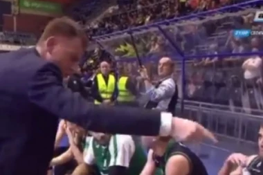 (VIDEO) TAJM-AUT SEZONE: Trener Olimpije pobedio!