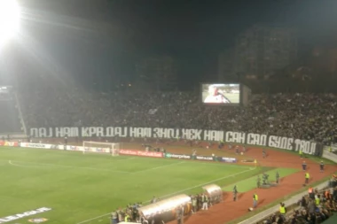 Partizan časti "Grobare", PROTIV VOJVODINE OTVORENA JUŽNA TRIBINA!