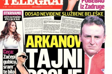 JAGMA ZA SRPSKIM TELEGRAFOM! MLADIĆEV POSTER I ARKAN RASPRODALI CEO TIRAŽ! NASTAVLJAMO!