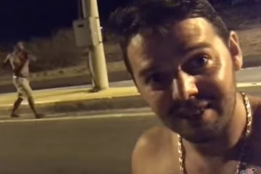 (VIDEO) Šakom udario u banderu i celom gradu ISKLJUČIO STRUJU!