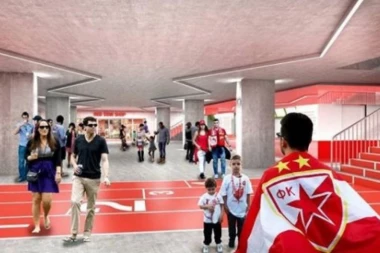 (FOTO) Evo kako će izgledati stadion Zvezde!