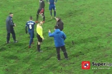 (VIDEO) Sudija Santrač opet u centru pažnje, Krunić grmeo na njega: "Nemoj da me diraš!"