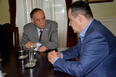 Dačić primio kineskog ambasadora