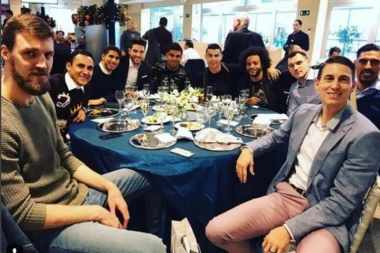 SRBIN SE DRUŽIO SA RONALDOM: Kuzmić na ručku sa svetskim prvacima