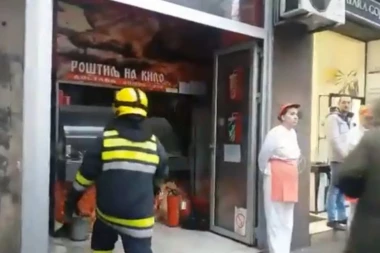 (VIDEO) POŽAR U "HALO LESKOVCU"