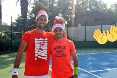 NOLE NAPRAVIO ŠOU: Đoković trenira i zabavlja se u Dubaiju