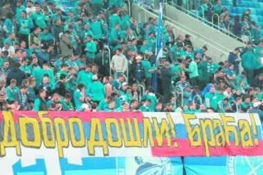 NAJVATRENIJI NAVIJAČI ZENITA ZA SRPSKI TELEGRAF: Rusi iz Sankt Peterburga svim srcem uz Srbe