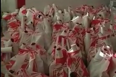 (VIDEO) Delije spremile novogodišnje paketiće za decu sa Kosova