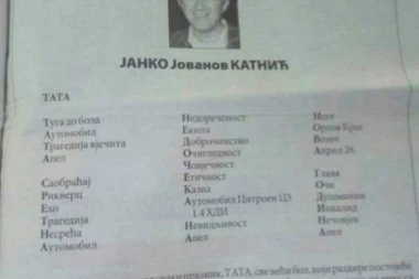 (FOTO) BIZARNA UMRLICA: Čestitali Novu godinu ocu koji je umro