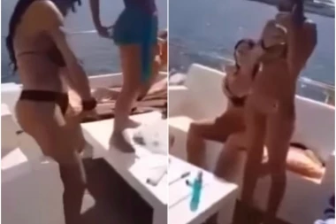 (VIDEO) BAHANALIJE CRNOGORCA NA IBICI: Igraj ku*vo, je l' ti se sviđa muzika?!