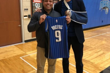 VUČEVIĆ SE POHVALIO: Crnogorski košarkaš upoznao Ronalda