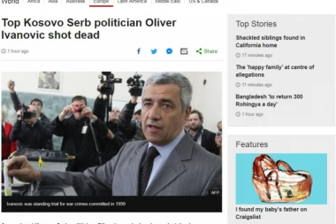 KAKO SVETSKI MEDIJI IZVEŠTAVAJU O UBISTVU IVANOVIĆA